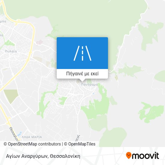 Αγίων Αναργύρων χάρτης
