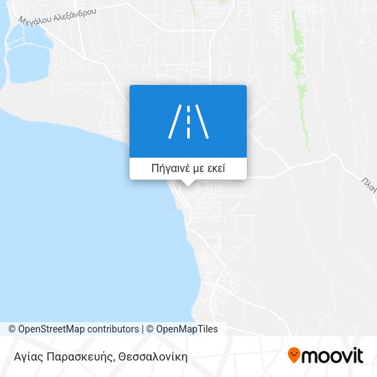 Αγίας Παρασκευής χάρτης