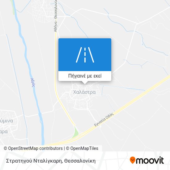 Στρατηγού Νταλίγκαρη χάρτης