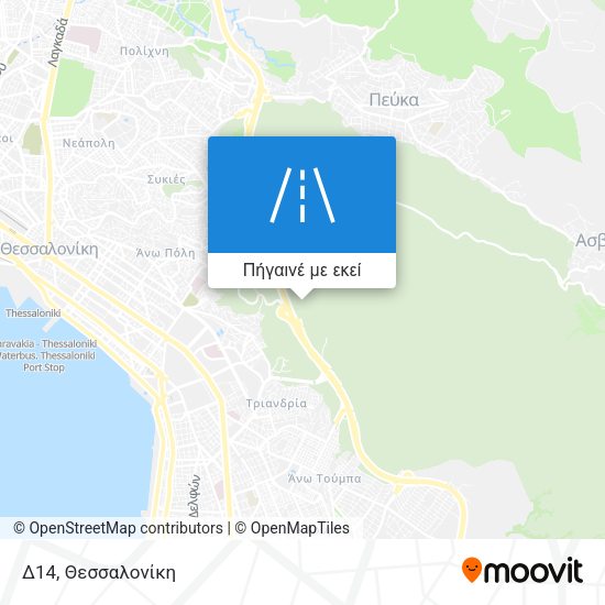Δ14 χάρτης