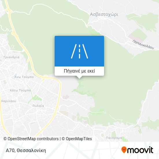 Α70 χάρτης