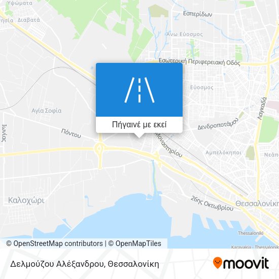Δελμούζου Αλέξανδρου χάρτης