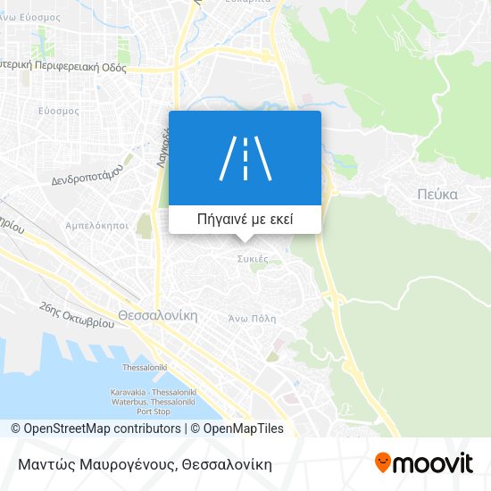 Μαντώς Μαυρογένους χάρτης