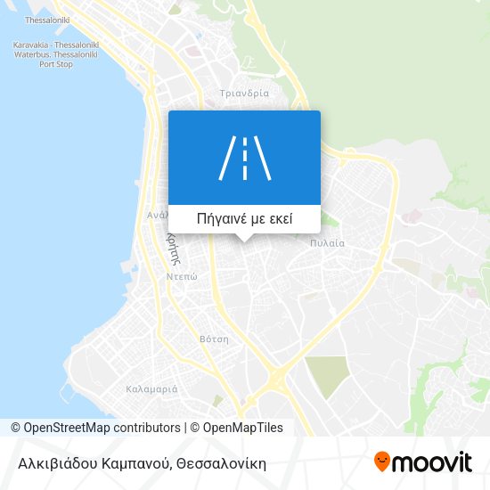 Αλκιβιάδου Καμπανού χάρτης