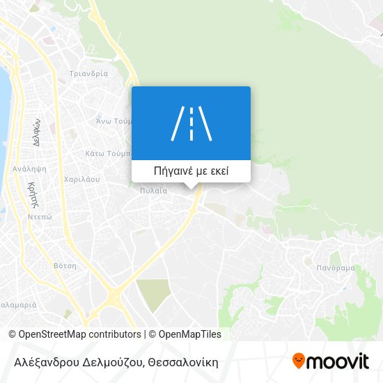 Αλέξανδρου Δελμούζου χάρτης