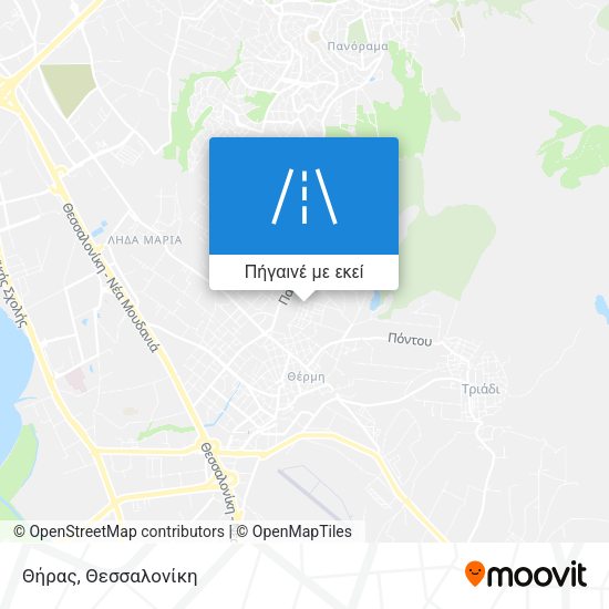 Θήρας χάρτης