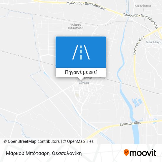 Μάρκου Μπότσαρη χάρτης