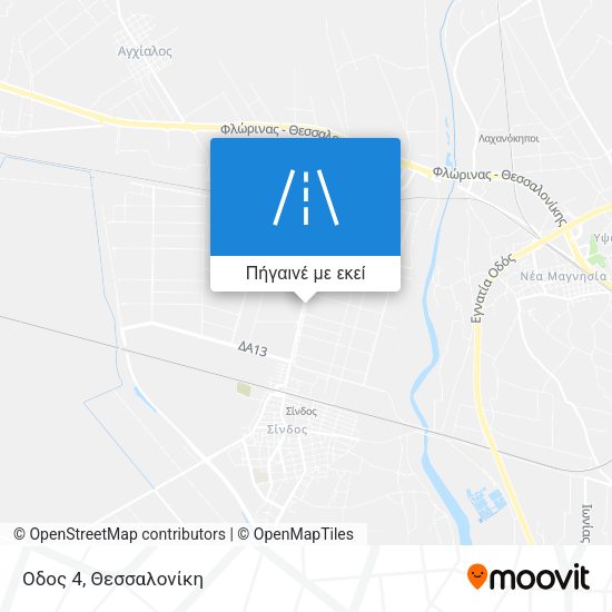 Οδος 4 χάρτης