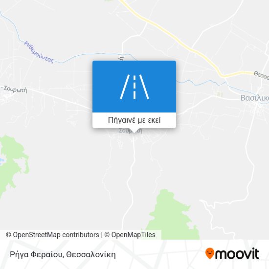 Ρήγα Φεραίου χάρτης