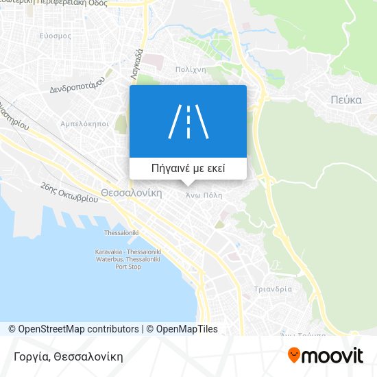 Γοργία χάρτης