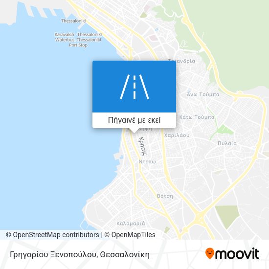 Γρηγορίου Ξενοπούλου χάρτης