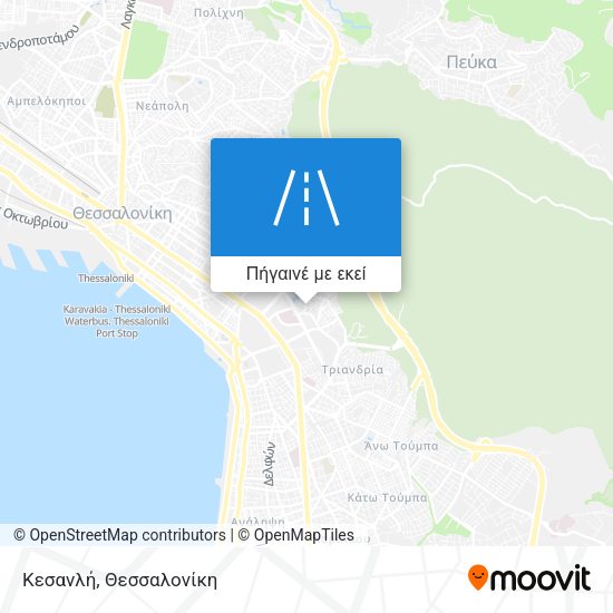Κεσανλή χάρτης
