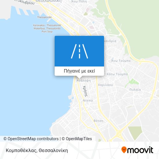 Κομποθέκλας χάρτης