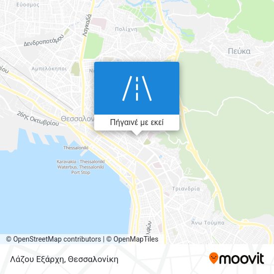 Λάζου Εξάρχη χάρτης