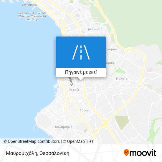 Μαυρομιχάλη χάρτης