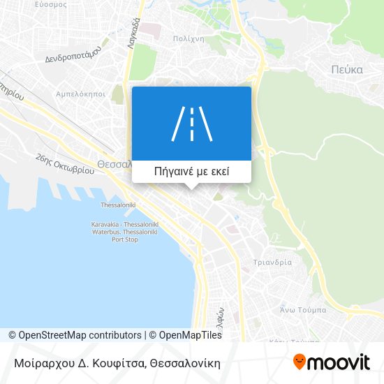 Μοίραρχου Δ. Κουφίτσα χάρτης