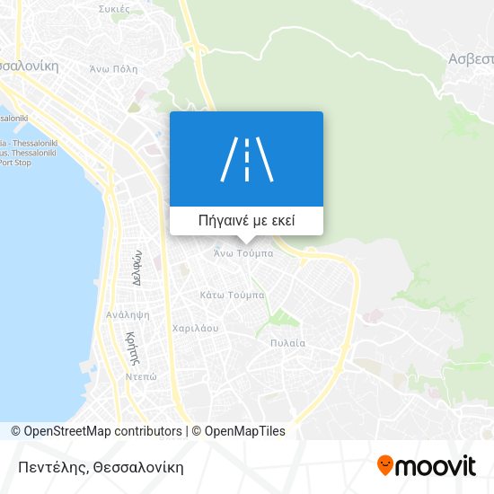 Πεντέλης χάρτης