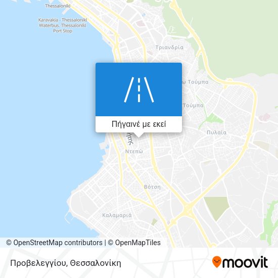 Προβελεγγίου χάρτης