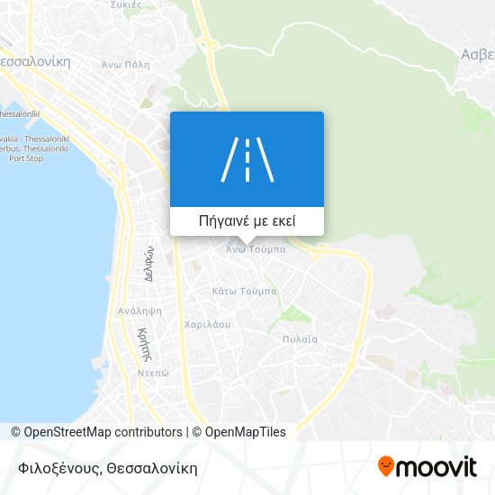 Φιλοξένους χάρτης