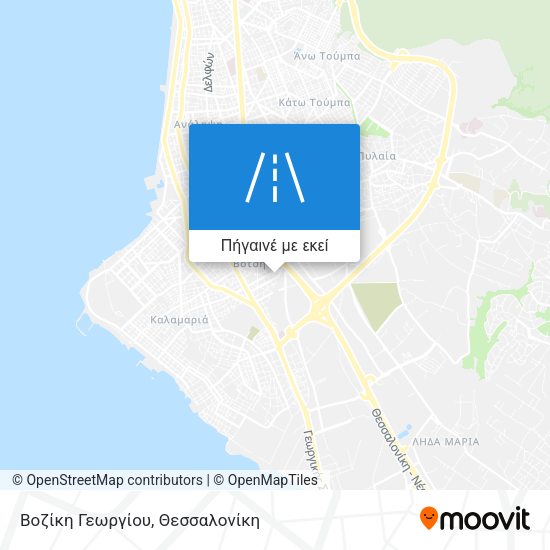 Βοζίκη Γεωργίου χάρτης
