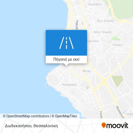 Δωδεκανήσου χάρτης
