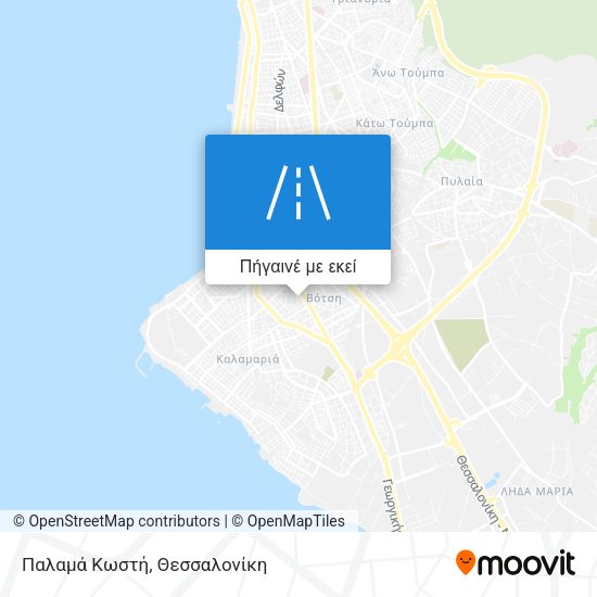 Παλαμά Κωστή χάρτης