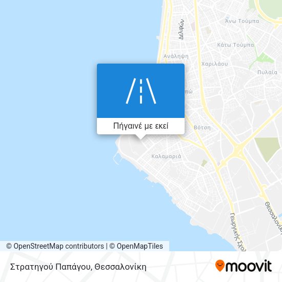 Στρατηγού Παπάγου χάρτης