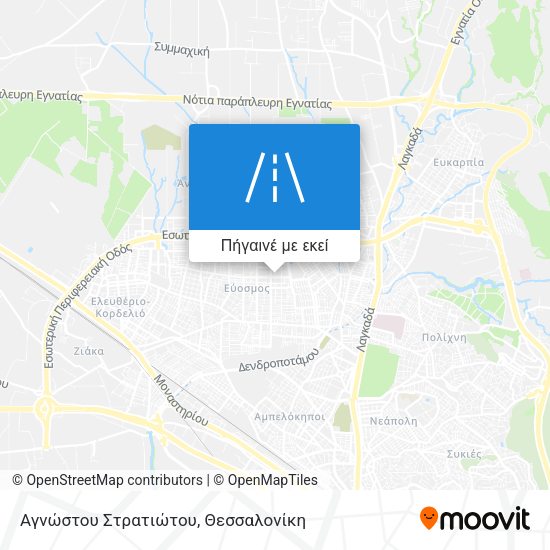 Αγνώστου Στρατιώτου χάρτης