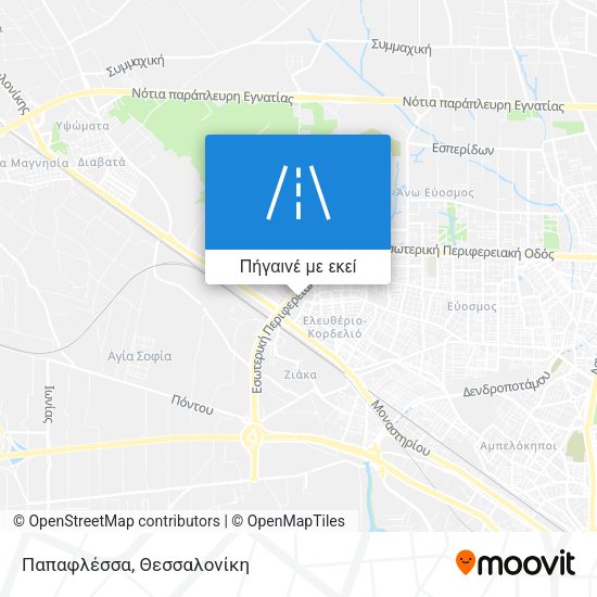 Παπαφλέσσα χάρτης