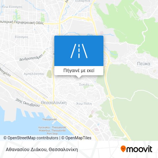 Αθανασίου Διάκου χάρτης