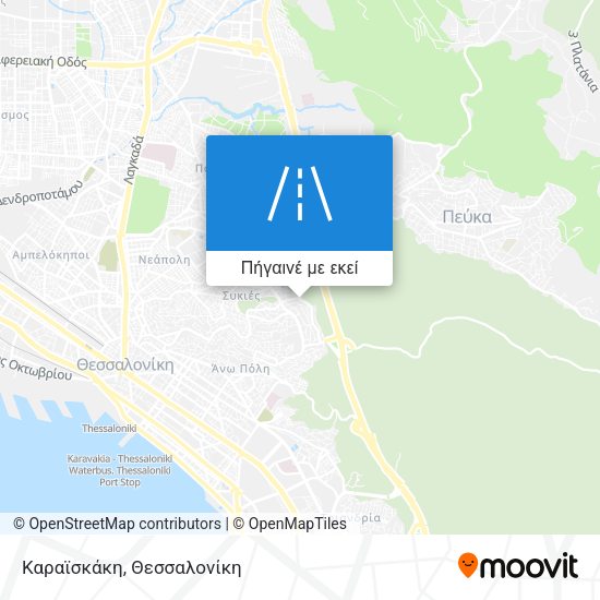 Καραϊσκάκη χάρτης