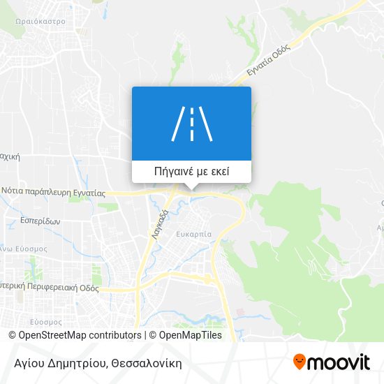 Αγίου Δημητρίου χάρτης