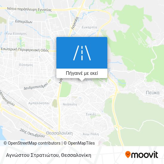 Αγνώστου Στρατιώτου χάρτης