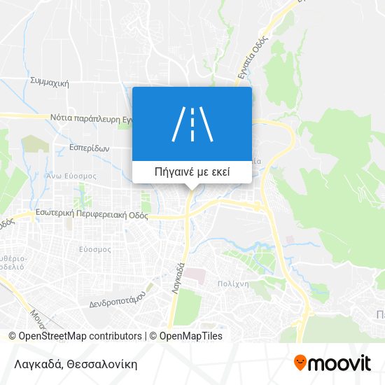 Λαγκαδά χάρτης