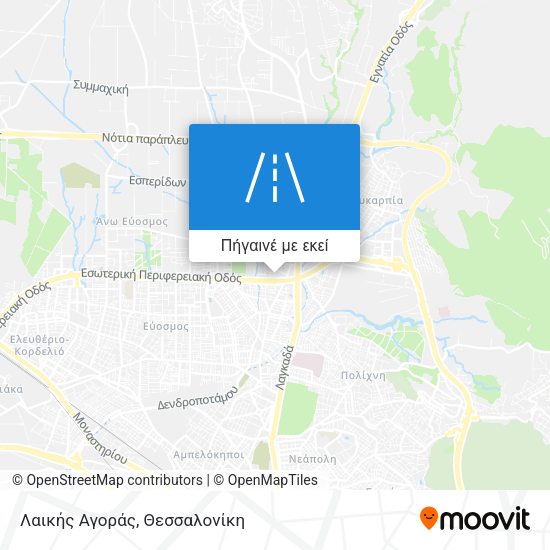 Λαικής Αγοράς χάρτης