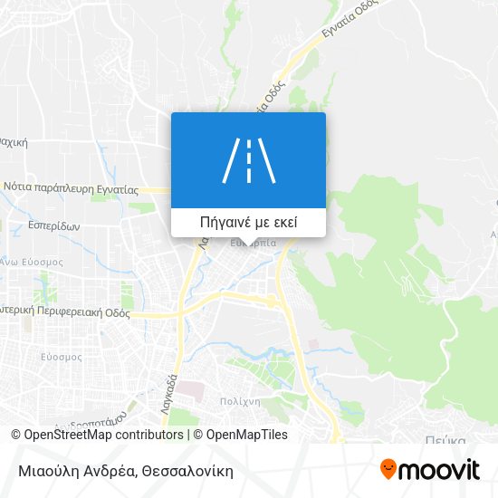 Μιαούλη Ανδρέα χάρτης