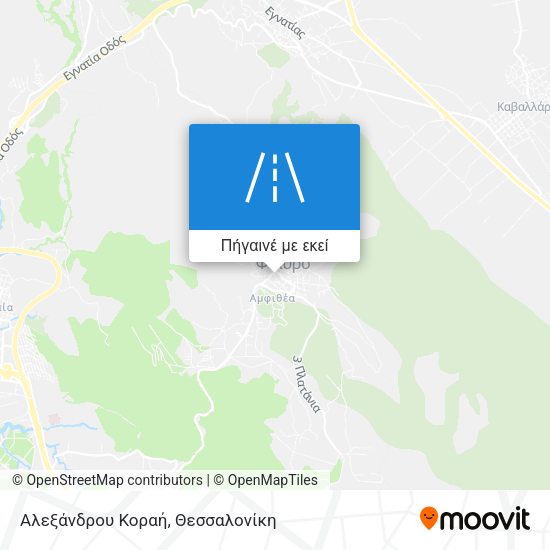 Αλεξάνδρου Κοραή χάρτης