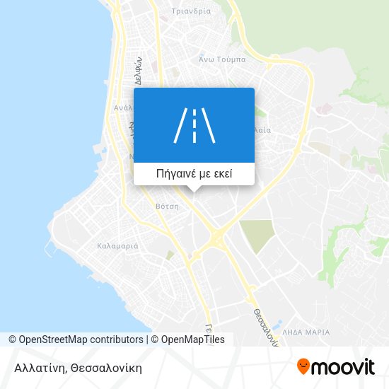 Αλλατίνη χάρτης