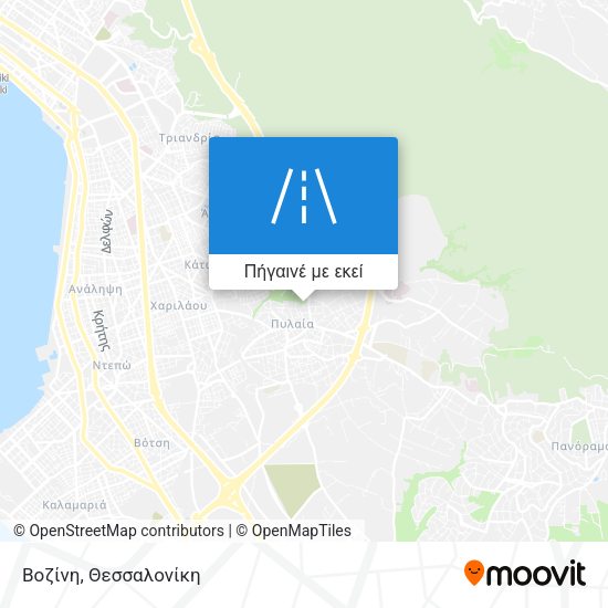 Βοζίνη χάρτης