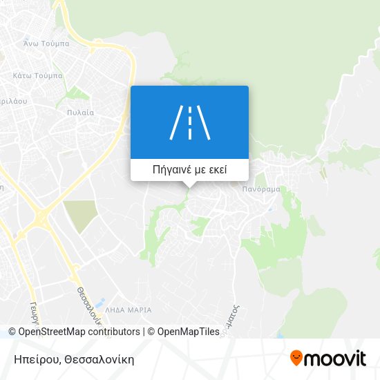 Ηπείρου χάρτης