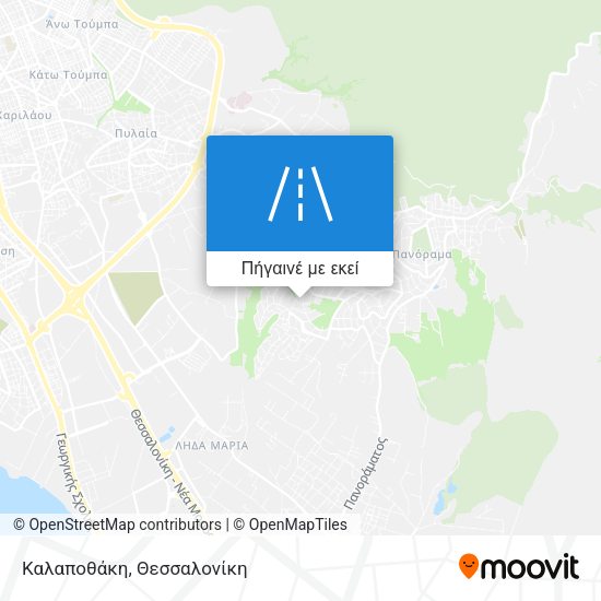 Καλαποθάκη χάρτης