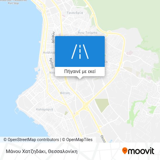 Μάνου Χατζηδάκι χάρτης