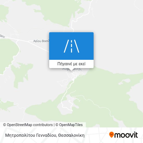 Μητροπολίτου Γενναδίου χάρτης