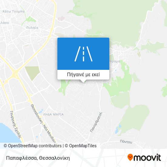 Παπαφλέσσα χάρτης