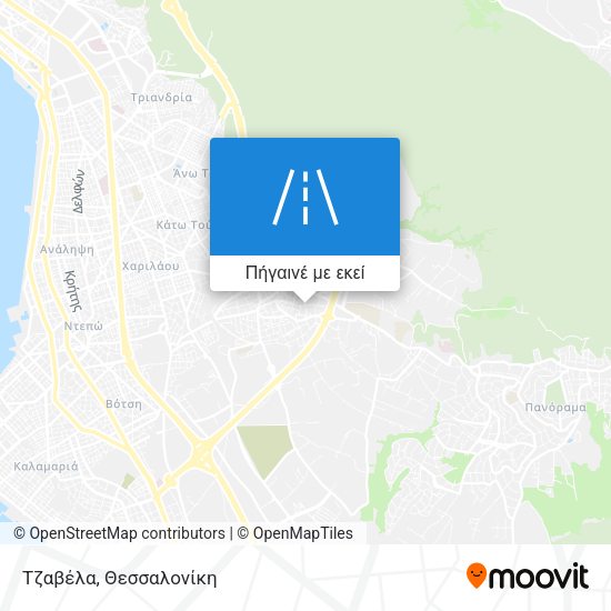 Τζαβέλα χάρτης