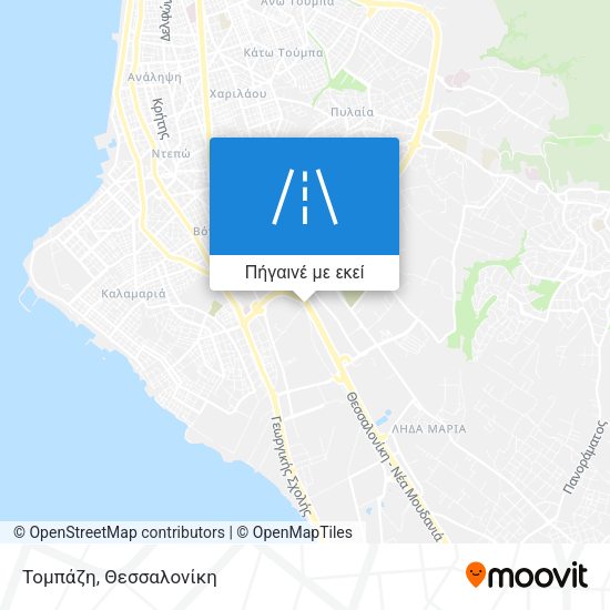 Τομπάζη χάρτης