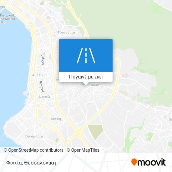 Φιντία χάρτης