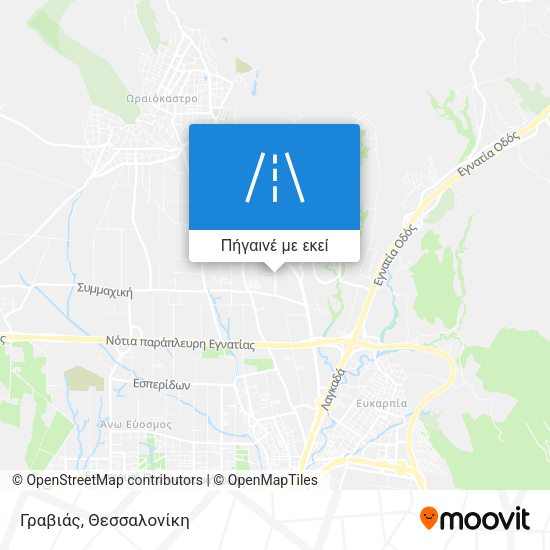 Γραβιάς χάρτης