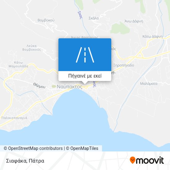 Σιαφάκα χάρτης
