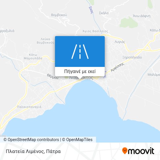 Πλατεία Λιμένος χάρτης